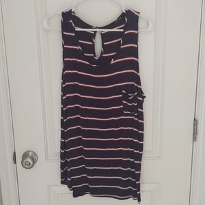 Papermoon Navy Blue Tank Top